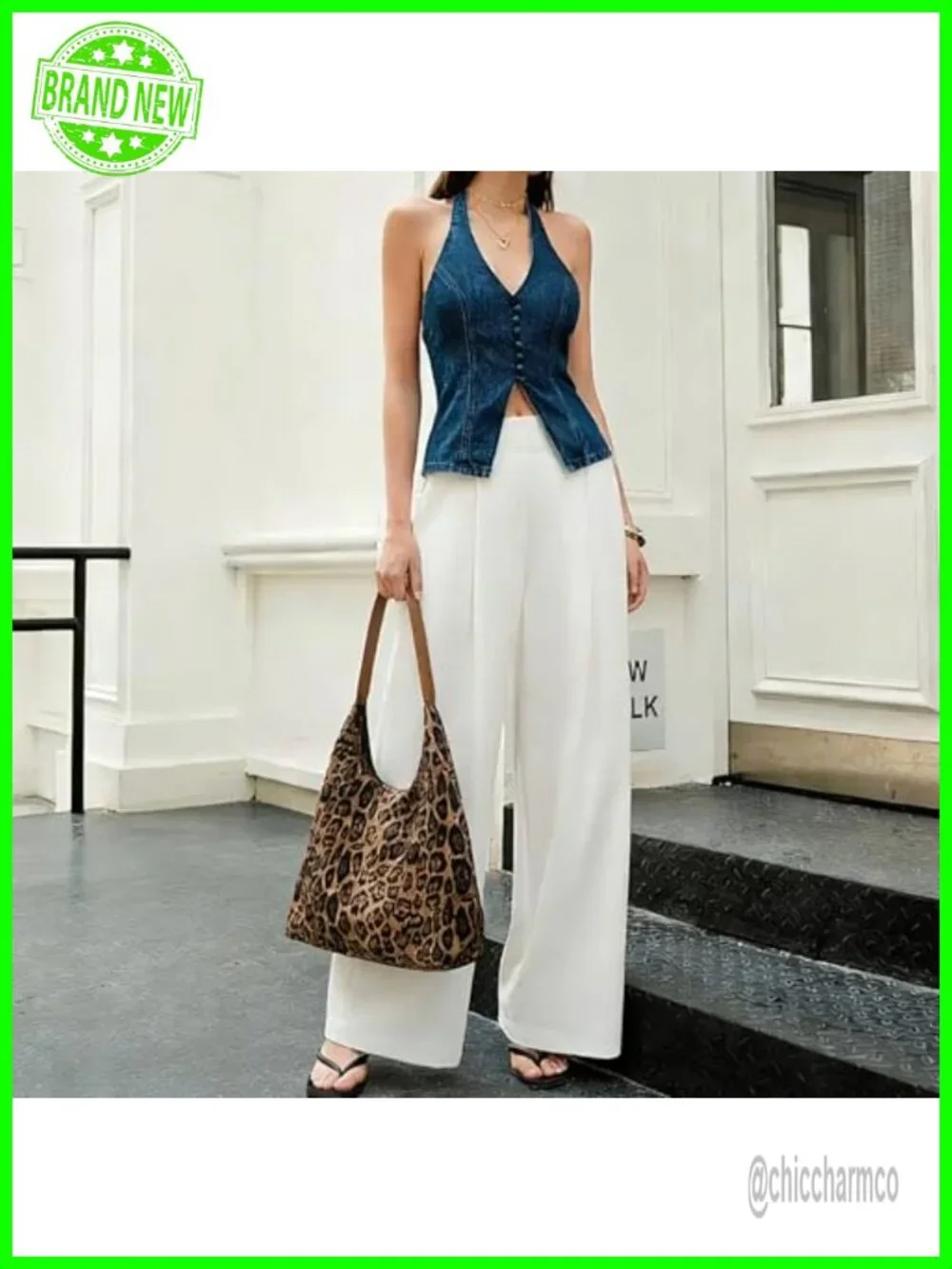 Faux Suede Leopard Print Hobo Tote Bag Set Shoulder Purse